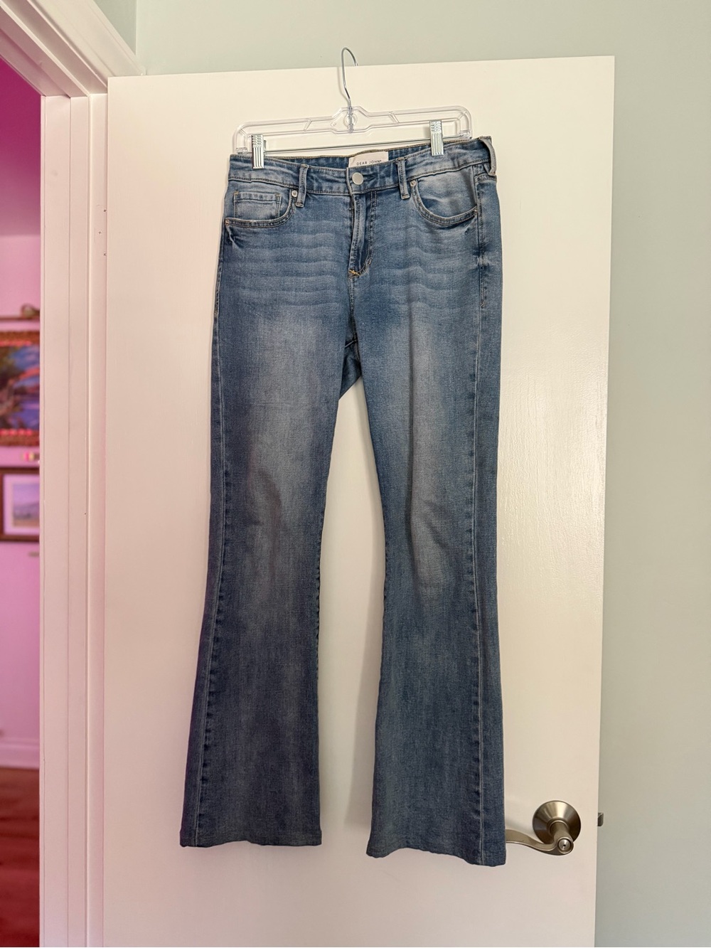 DEAR JOHN Classic Light Blue Women's Flared Jeans